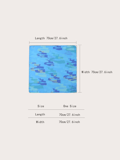 حجاب مربع لحماية البشرة من الشمس للخارج والسفر، حجاب شعر، حلقة رأس، مثالي لإضفاء مظهر مميز
