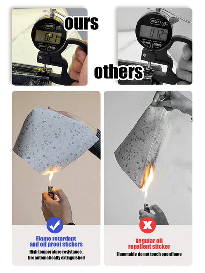 ملصقات مطبخ رخامي