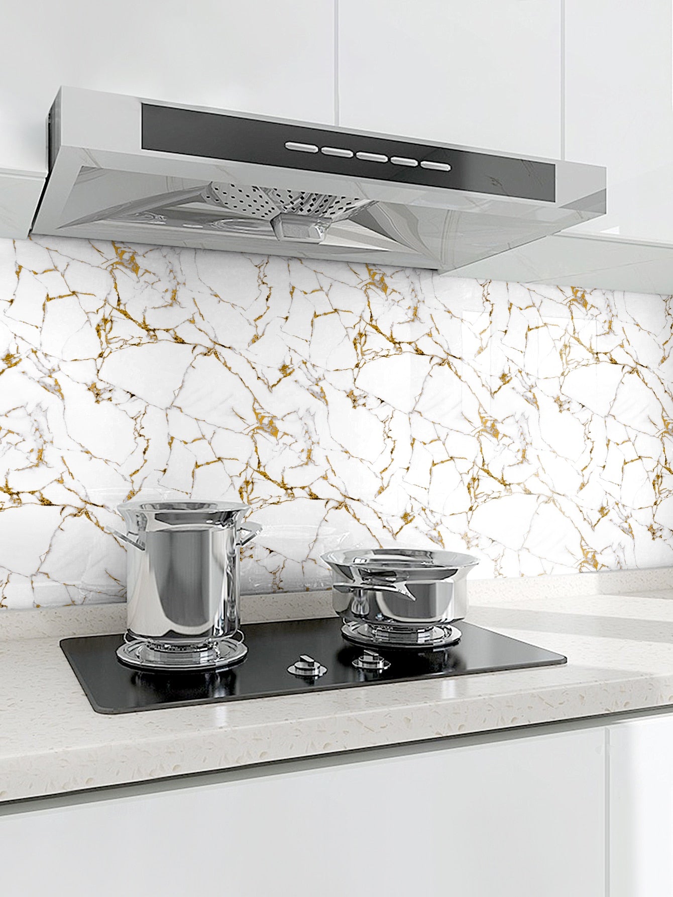 ملصقات مطبخ رخامي