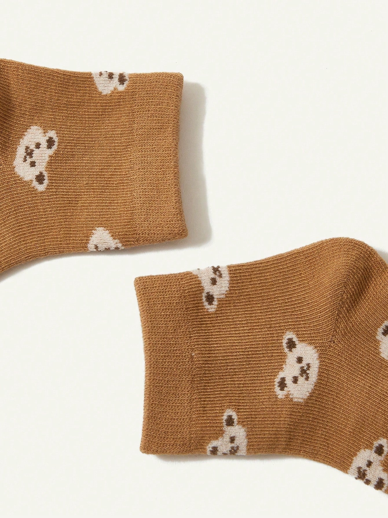 جوارب أطفال دب جاكار قطنية محبوكة 2 زوج