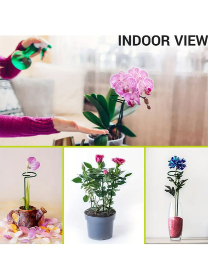 عمود حديقة دعم النبات عصا , 11.8 بوصة نبات قفص دعامة الى داخلية وخارجية نباتات طماطم الفاوانيا زهرة الأوركيد قطعة واحدة