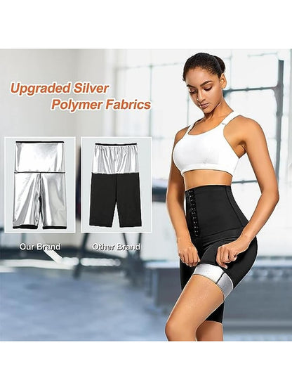 شورت ضاغط متعدد الألوان للنساء مصنوع من البوليستر قطعة واحدة للرياضة والخارج، سراويل تدريب امتصاص العرق