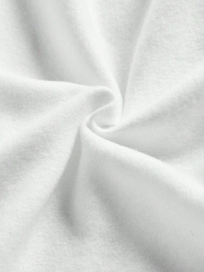 بلوزة تريكو بغطاء للرأس ذات نمط عنكبوت