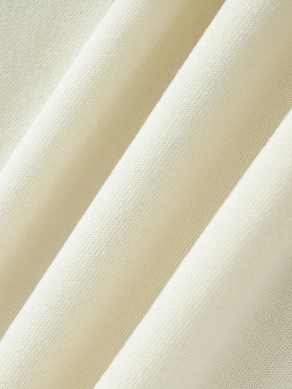 EZwear هودي موحدة اللون سستة رباط مبطن حراري