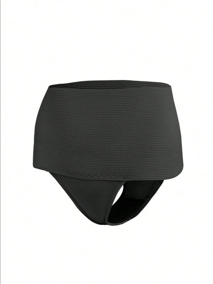 سروال داحلي لتشكيل الجسم موحدة اللون 3 قطع