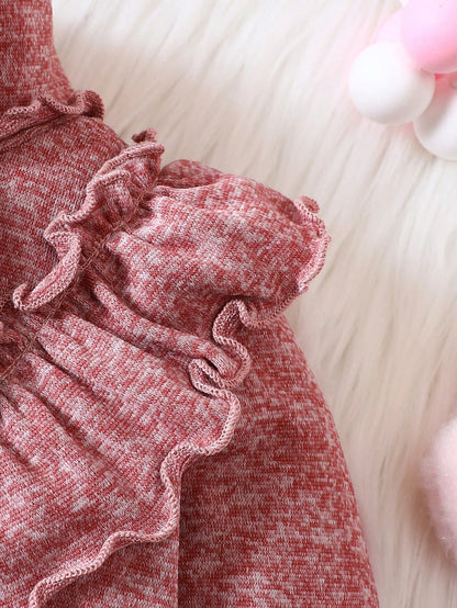 تي شيرت مقلم بكشكش عنق عالي عقدة الفراشة أمامية