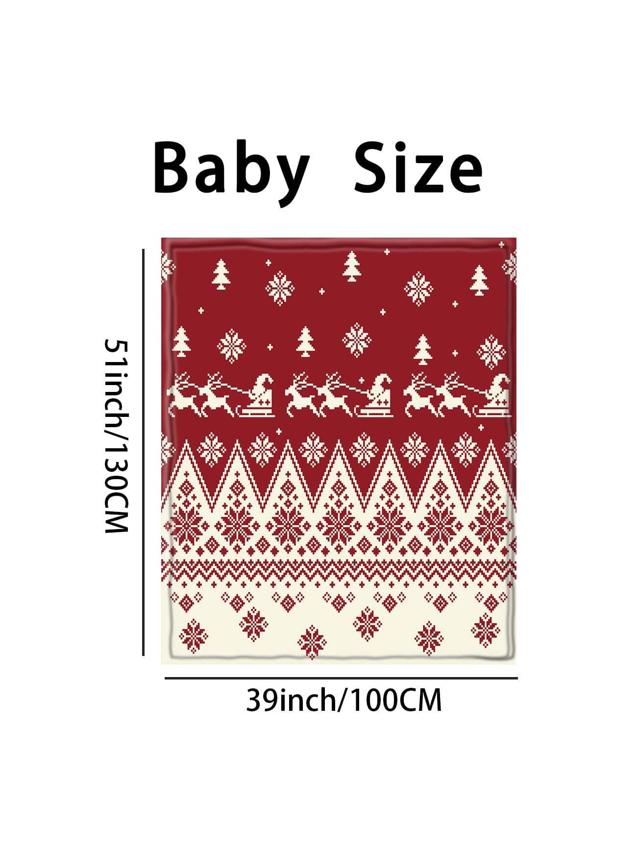 بطانية كريسماس دافئة