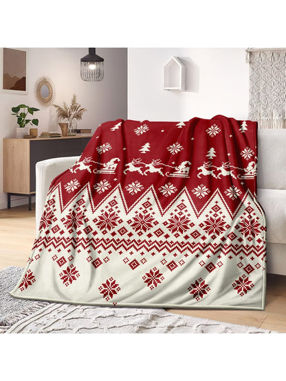 بطانية كريسماس دافئة