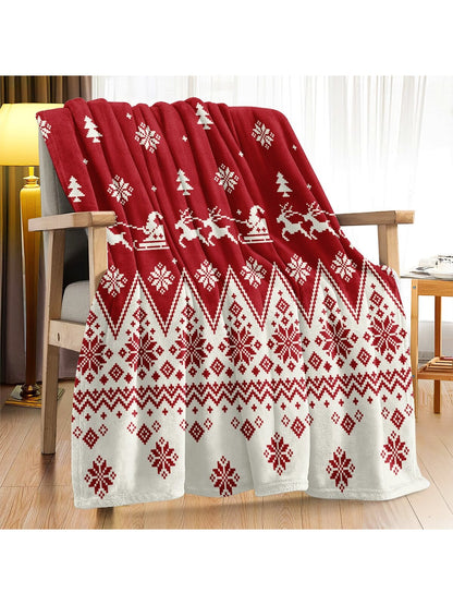 بطانية كريسماس دافئة