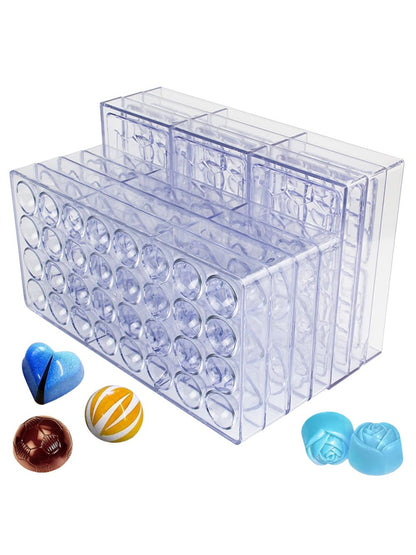 قوالب الشوكولاتة من 28 نمطًا بأشكال القلوب والمربعات، أدوات الخبز المناسبة لصنع الشوكولاتة الطبيعية والحلويات المنزلية، الأدوات المطبخية