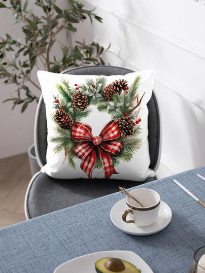 غطاء وسادة مطبوع رقميًا بنمط نباتي قطعة واحدة