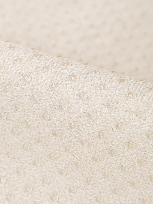 قطعة طقم غطاء أريكة جاكار بحافة ذهبية