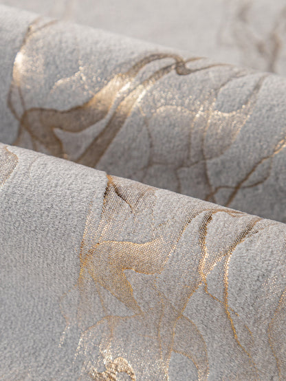 قطعة طقم غطاء أريكة جاكار بحافة ذهبية