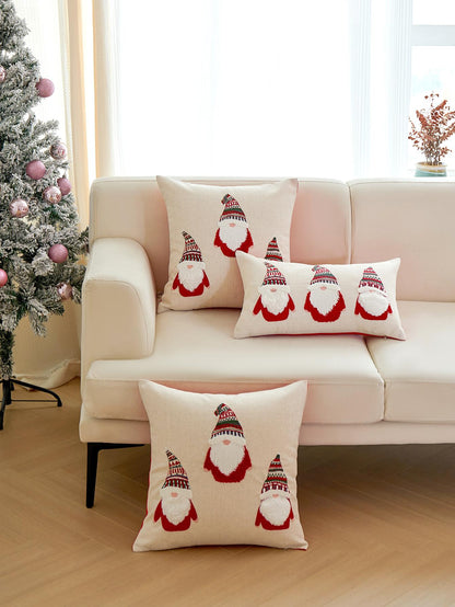 غطاء وسادة بطرز التطريز بشكل الجوز، ديكور منزلي للصالة وغرفة النوم