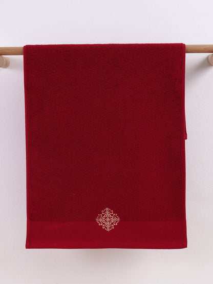 منشفة حمام مطرزة من القطن بتصميم أوروبي، عالية الامتصاص وناعمة وبسيطة ومتوفرة بأحجام مختلفة، يرجى اختيار المقاس المناسب لك
