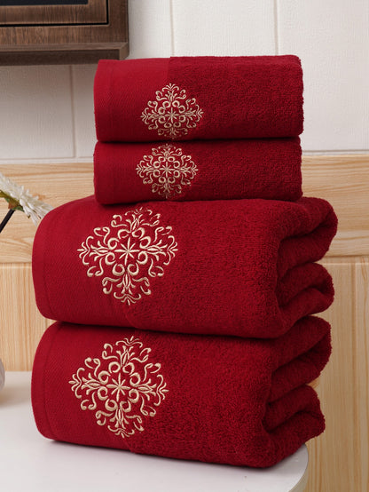 منشفة حمام مطرزة من القطن بتصميم أوروبي، عالية الامتصاص وناعمة وبسيطة ومتوفرة بأحجام مختلفة، يرجى اختيار المقاس المناسب لك