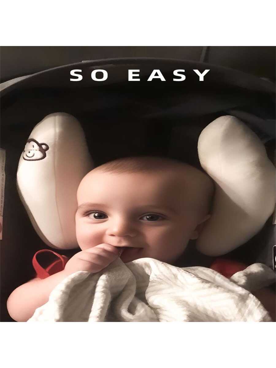 طقم واحد للاطفال رأس دعامة وسادة , شكل الموز البوليستر فايبر مقعد سيارة مسند الرأس وسادة , مناسب الى الاستخدام اليومي