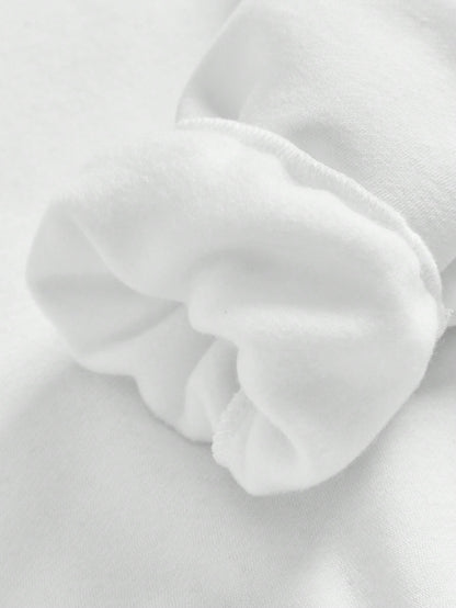 هودي كاجوال مطبوعة مع أكمام طويلة