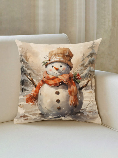 قطعة واحدة من غطاء وسادة كتان