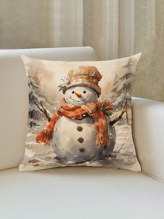 قطعة واحدة من غطاء وسادة كتان