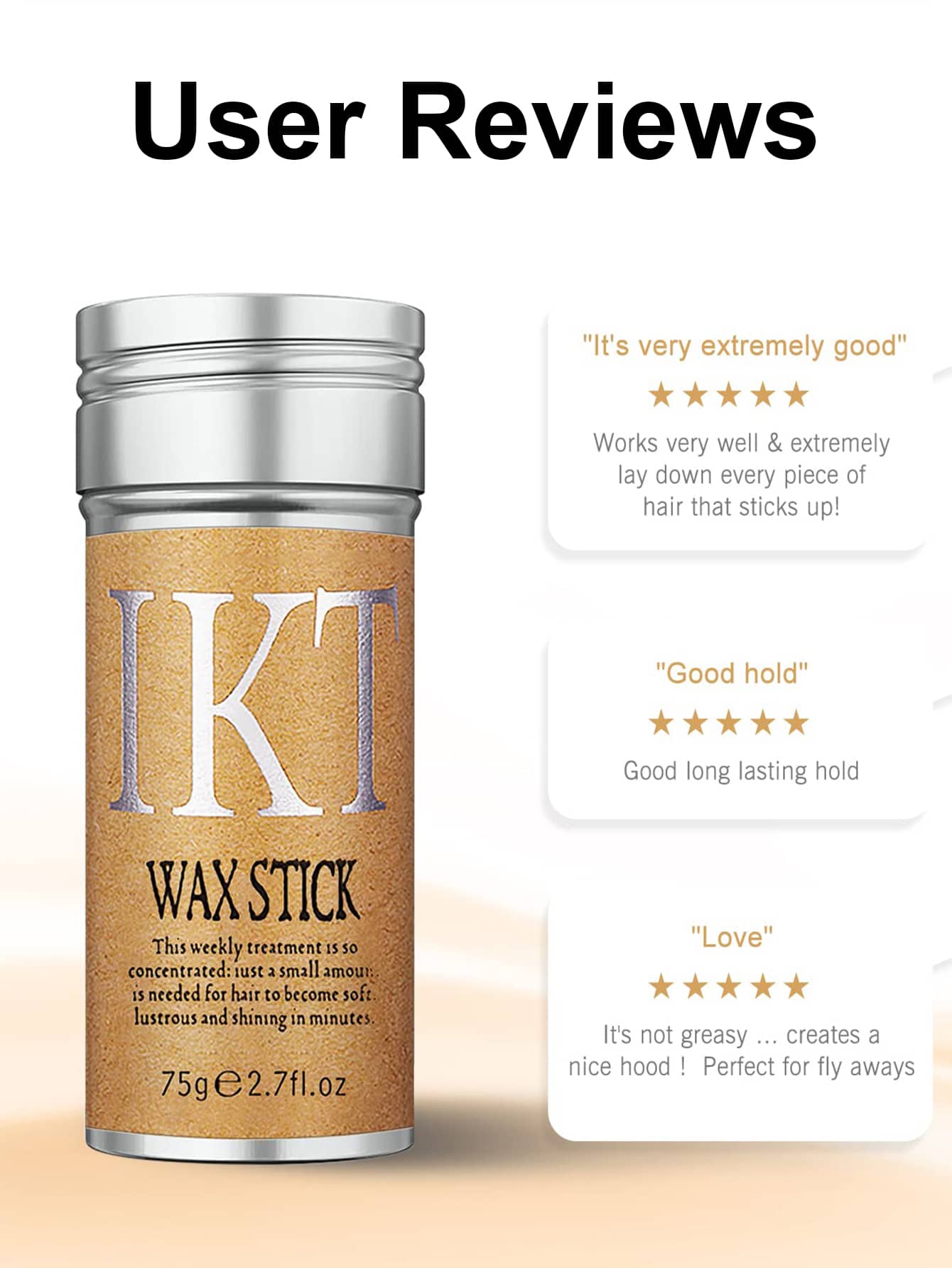 عصا شمع الشعر للشعر