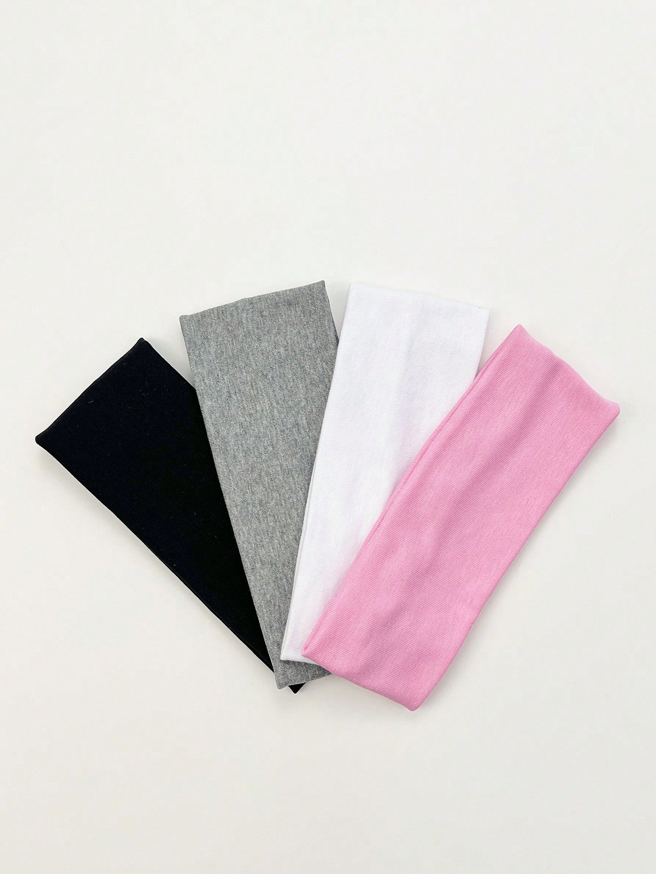 طقم من 1/4 قطع من الأوشحة القماشية المتعددة الألوان الراقية للنساء، مناسب للارتداء اليومي