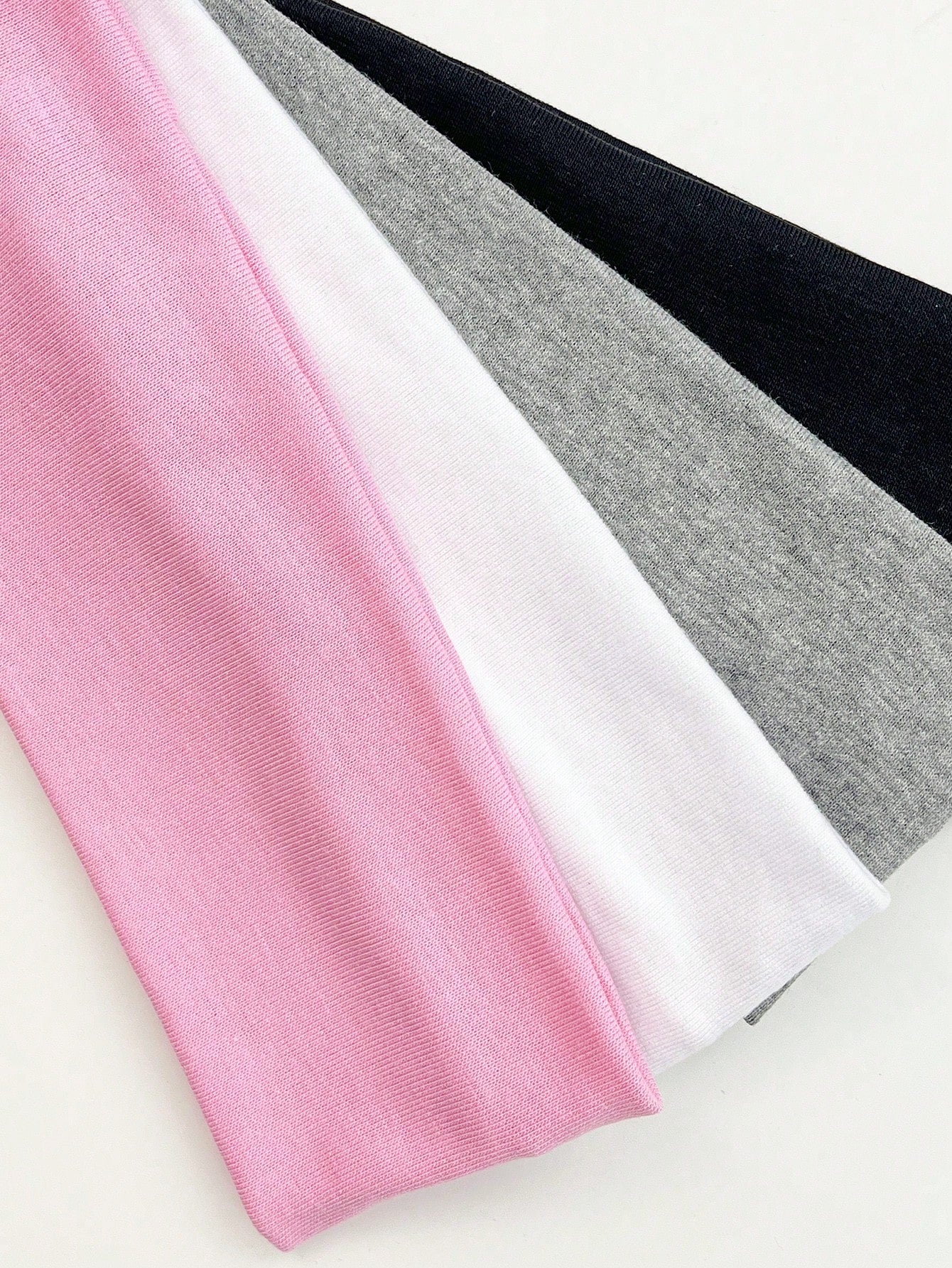 طقم من 1/4 قطع من الأوشحة القماشية المتعددة الألوان الراقية للنساء، مناسب للارتداء اليومي