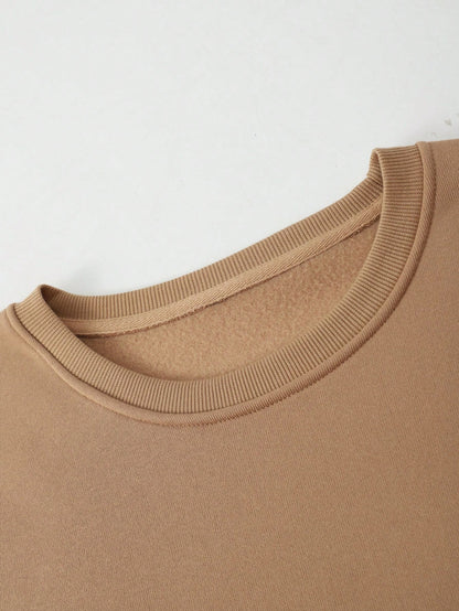 بلوفر مبطن من الداخل بطباعة الباندا والفراشة