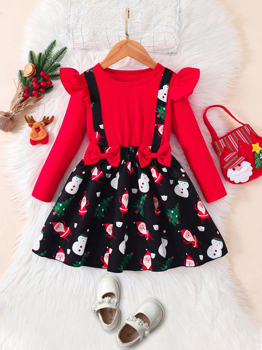 فستان بناتي للكريسماس