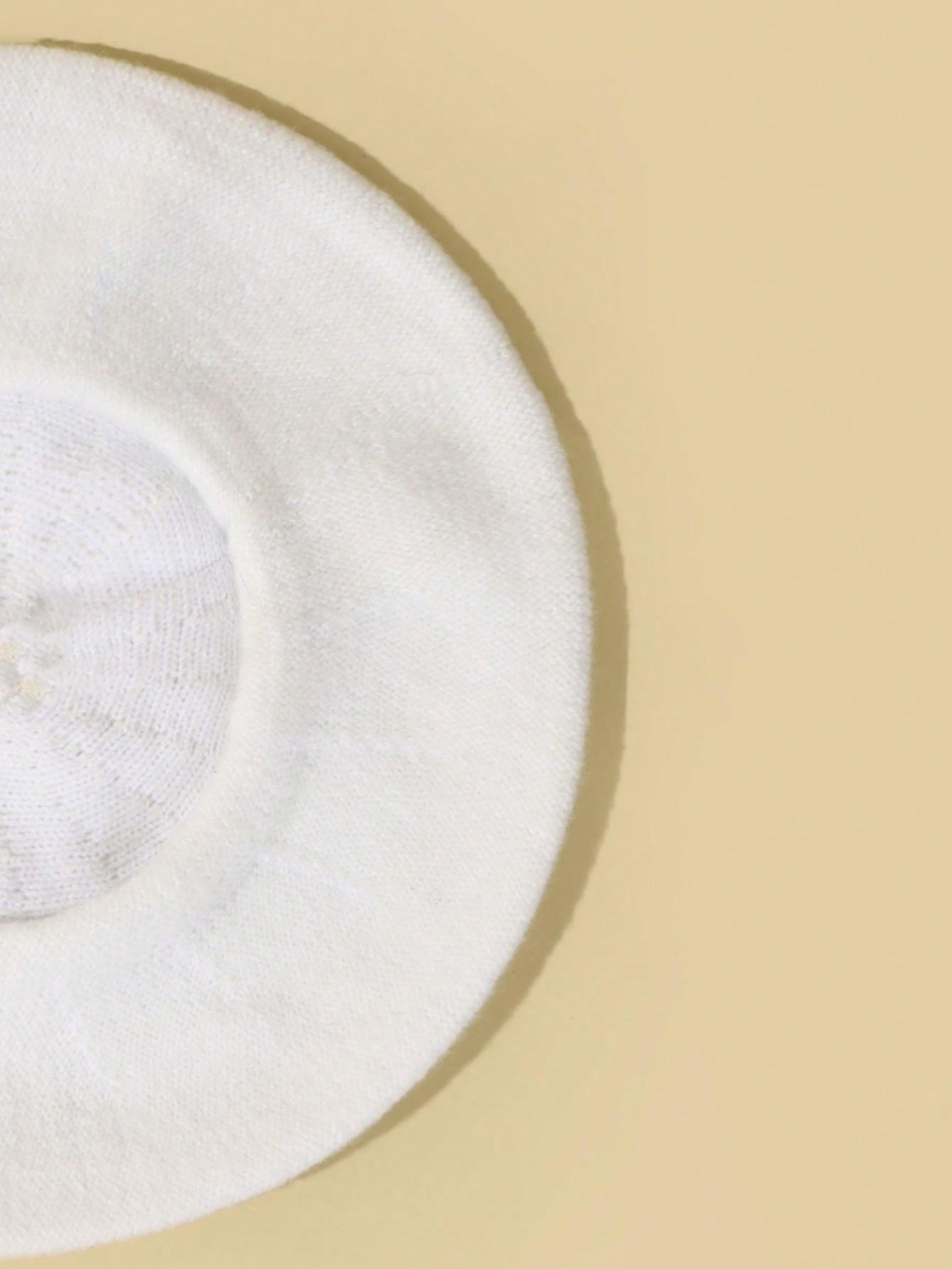 كرة صوفية فرنسية الطراز محبوكة دافئة للنساء