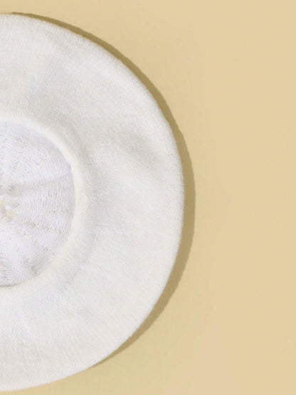 كرة صوفية فرنسية الطراز محبوكة دافئة للنساء