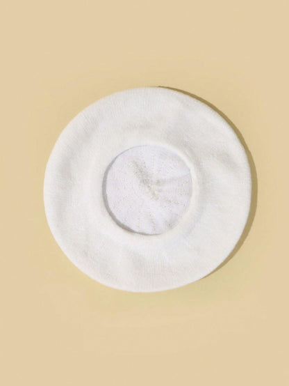 كرة صوفية فرنسية الطراز محبوكة دافئة للنساء