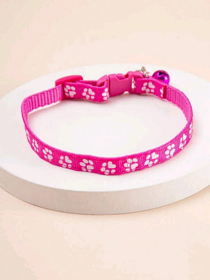 قلاده الحيوانات الأليفة بلون روز احمر قلاده للقطط والكلاب