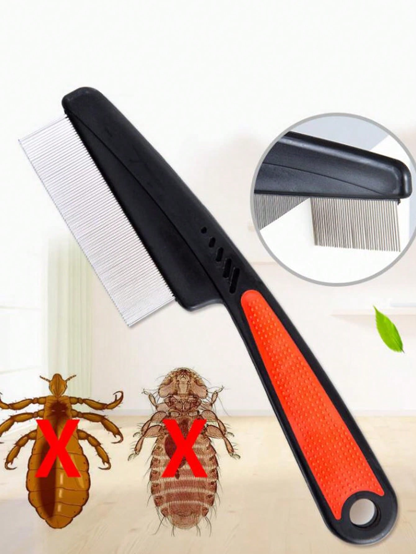 قطعة أمشاط مع أسنان ناعمة وكثيفة للكبار، تساعد على إزالة القمل والقشرة، العناية بالجسم للسفر والخارج والرياضة والعمل والمدرسة، اكسسوارات للشعر