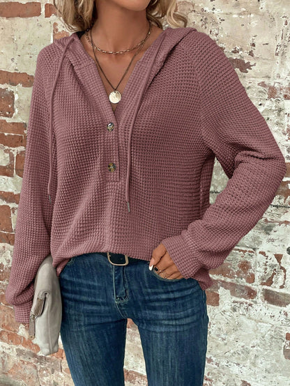 سويت شيرت بغطاء للرأس وأكمام