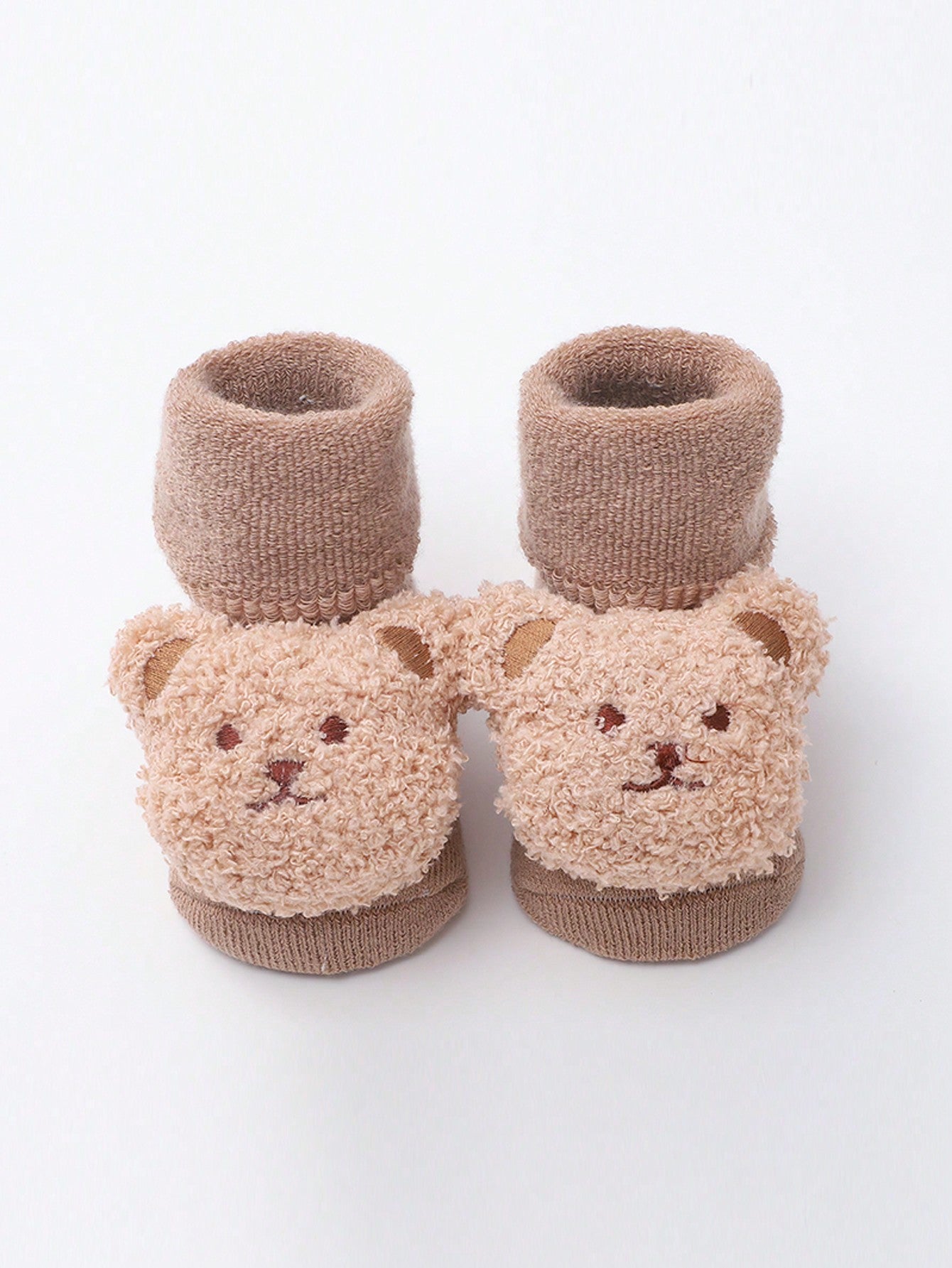 الجوارب الأرضية دب رسوم كارتون مانع للانزلاق 1 زوج للاطفال