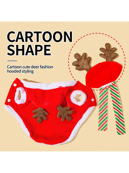 بذلة الحيوانات الحمراء  للقطط والكلاب