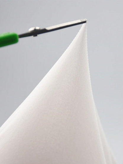 بنطلون بناتي قطني أبيض واحد، موشّح بالمخمل ، لتمارين الرقص والأزياء العصرية