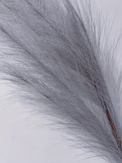 نبات البامباس الاصطناعي الكبير المنسوج 3 في 1 بطول 3.62 قدم ناعم وريشي