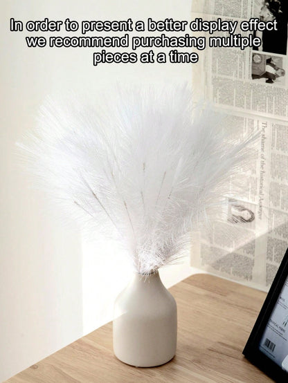 كتم 43سم/16.93 بوصة القصب الاصطناعي الزائف وفراش العشب الفوّاح لملئ الزهور في الأواني