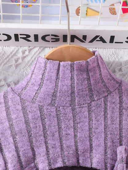 للبنات الاطفال حافة منخفضة وعالي تي شيرت & فستان كامي