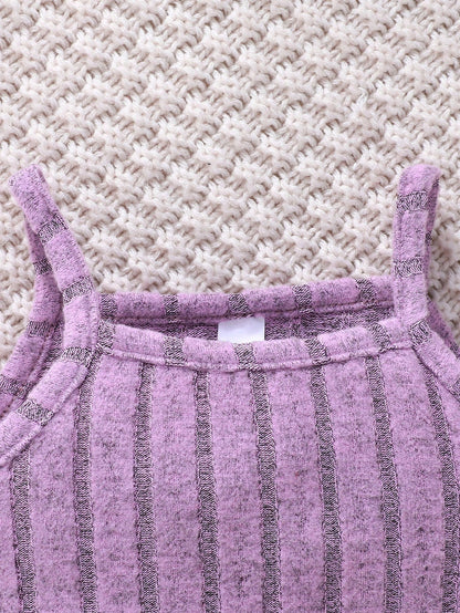 للبنات الاطفال حافة منخفضة وعالي تي شيرت & فستان كامي