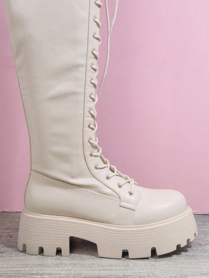 جزمة عسكرية جلد صناعي رباط باطن حذاء