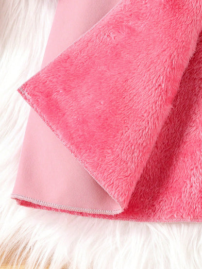 بنت طفل صف ازرار مزدوجة معطف مطر