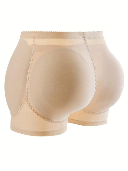 شورت نسائي لتحديد الجسم بوسادة رغوية قابلة للإزالة ،خصر عالي ،يعزز أنتعاش الورك ،ضبط البطن