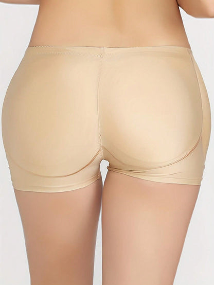 شورت نسائي لتحديد الجسم بوسادة رغوية قابلة للإزالة ،خصر عالي ،يعزز أنتعاش الورك ،ضبط البطن