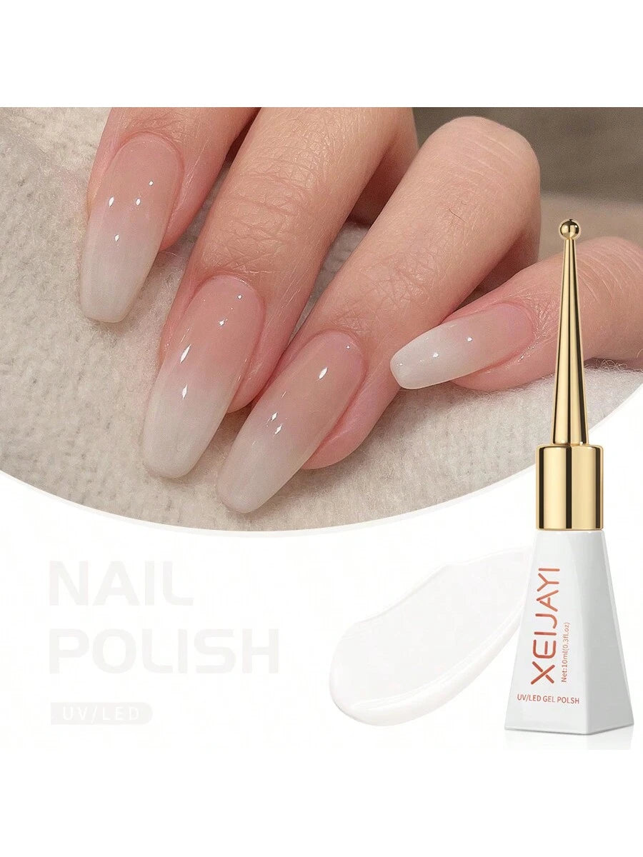 طلاء أظافر جل أبيض