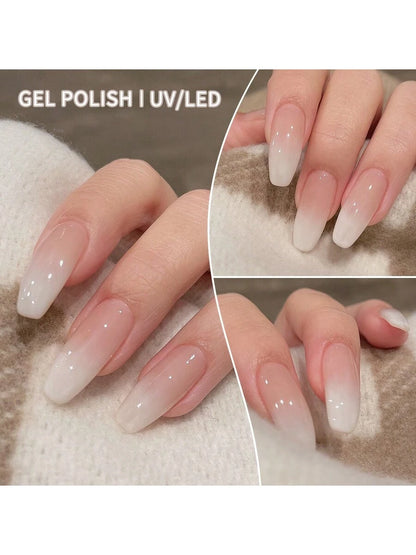 طلاء أظافر جل أبيض