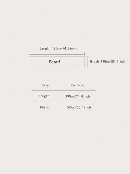 قطعة واحدة وشاح من الشيفون