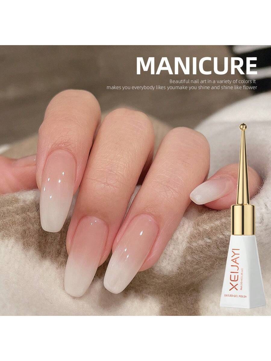 طلاء أظافر جل أبيض